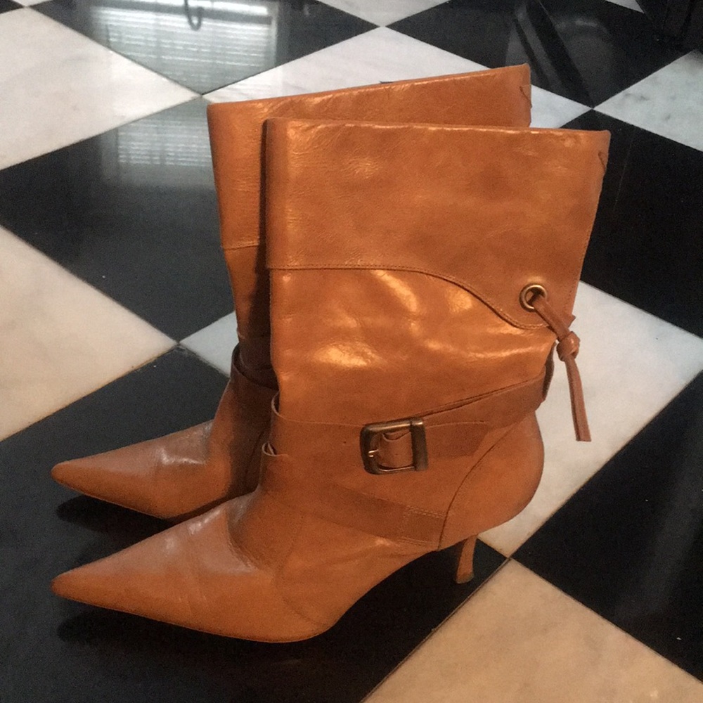 “Bakers” Tan Leather Boots